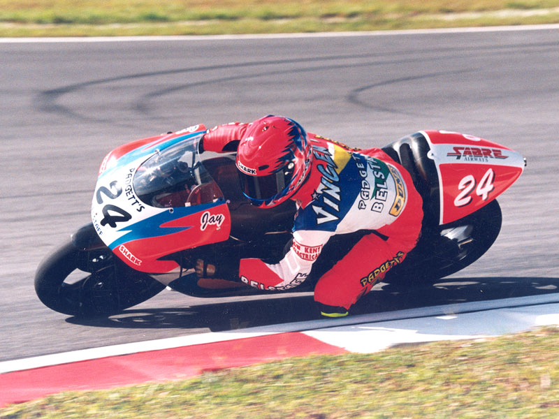 Jay Vincent - Padgetts-250cc Aprilia supported by Sabre Sports